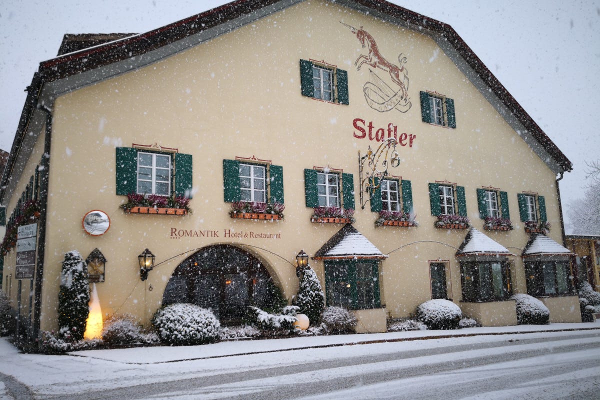 Esterno del Romantik Hotel Stafler (foto di Hannes Niederkofler) Inverno stellato allo Stafler di Vipiteno