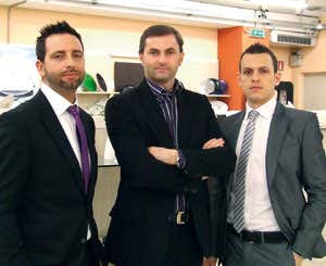 Ivan Pierinelli, Sergio Pezzotta e Andrea Piffari 