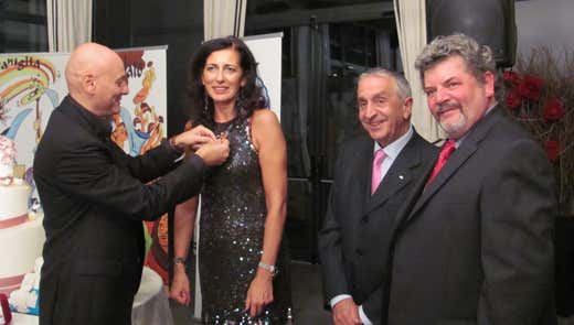 Da sinistra: Roberto Spagnolo, Gigliola Gamba, Angelo Ondei e Claudio Giosuè Berbenni Da sinistra: Roberto Spagnolo, Gigliola Gamba, Angelo Ondei e Claudio Giosuè Berbenni