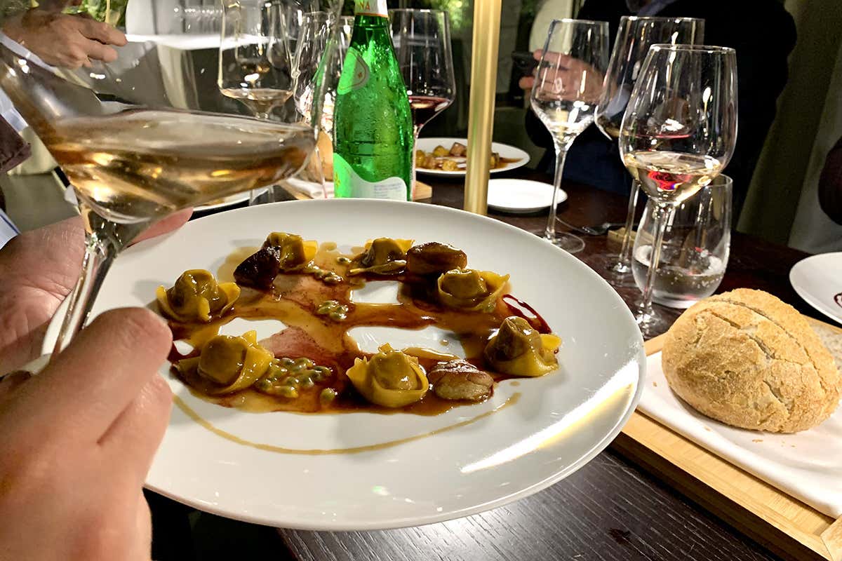 Tortelli d'anatra al rosmarino e fegato d'oca Il Consorzio Valt&egrave;nesi promuove l&rsquo;unicit&agrave; del ros&eacute;