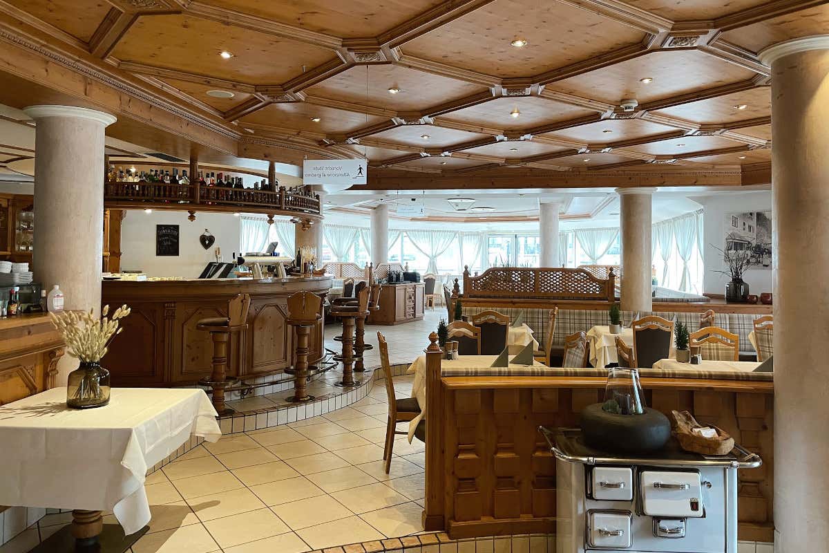 La sala del ristorante Rosmarin