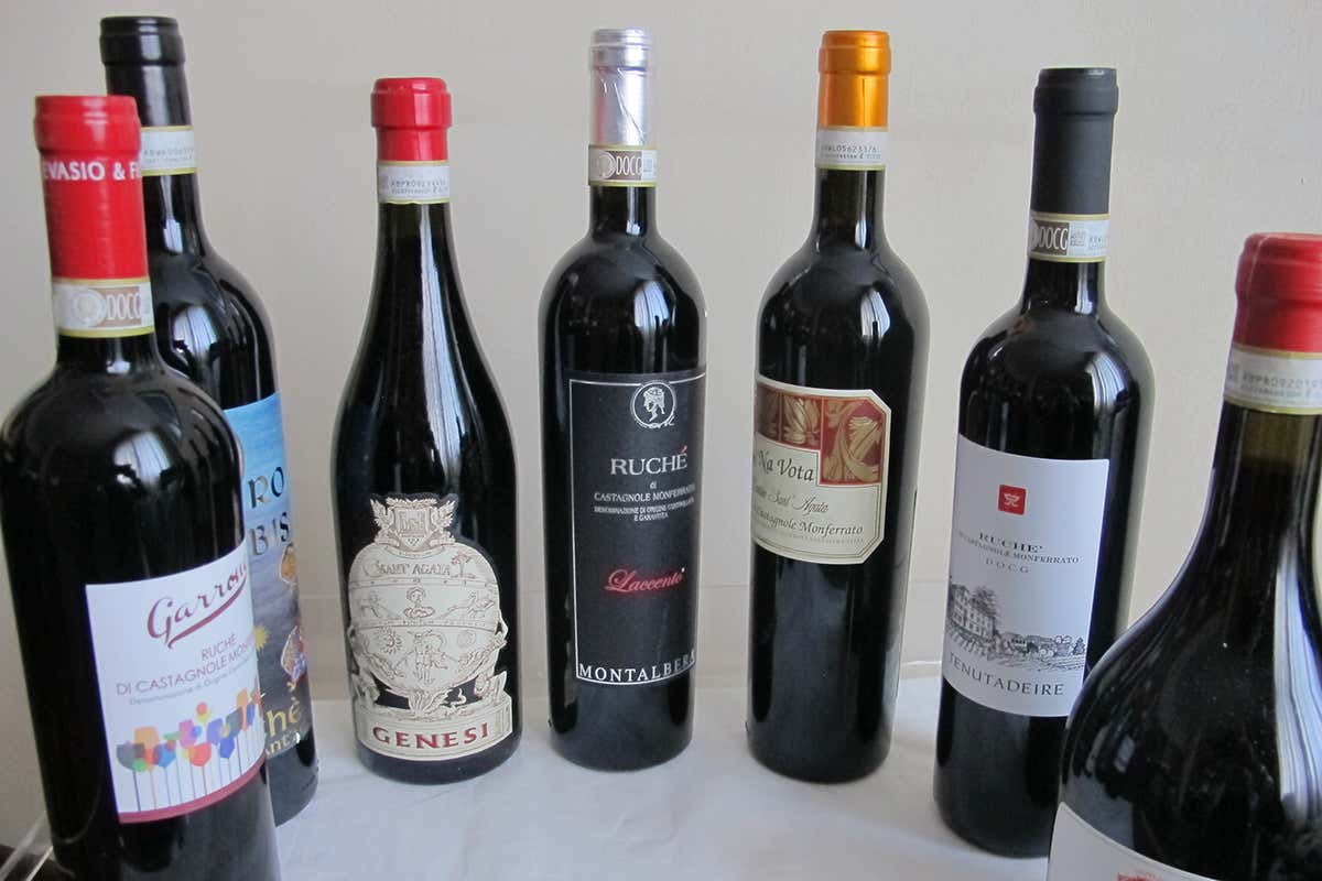 Le prime 7 etichette degustate Ruch&egrave; di Castagnole Monferrato, una degustazione d'eccezione