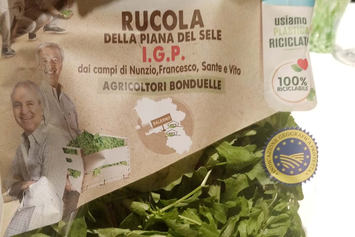 La rucola di Bonduelle Rucola della Piana del Sele, un anno di Igp
