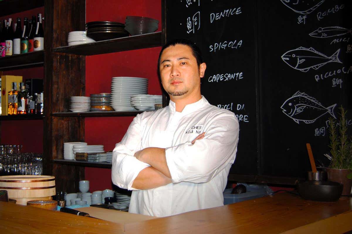 Lo chef Koji Nakai
