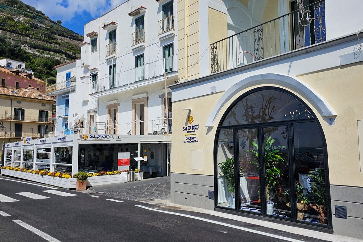 Sal De Riso Gourmet, l'ingresso Sal De Riso Costa D'Amalfi Gourmet l'inaugurazione il 21 aprile a Minori