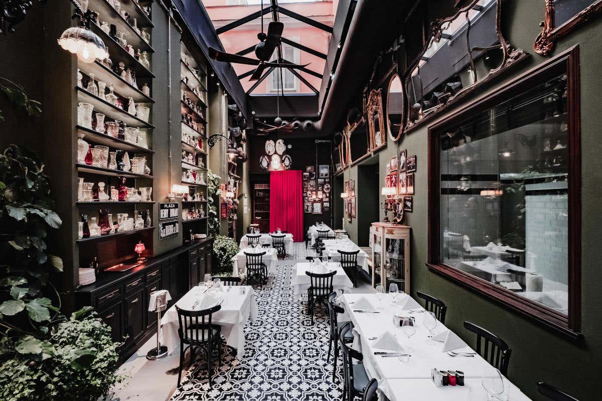 La sala di El Porteno, a Roma 