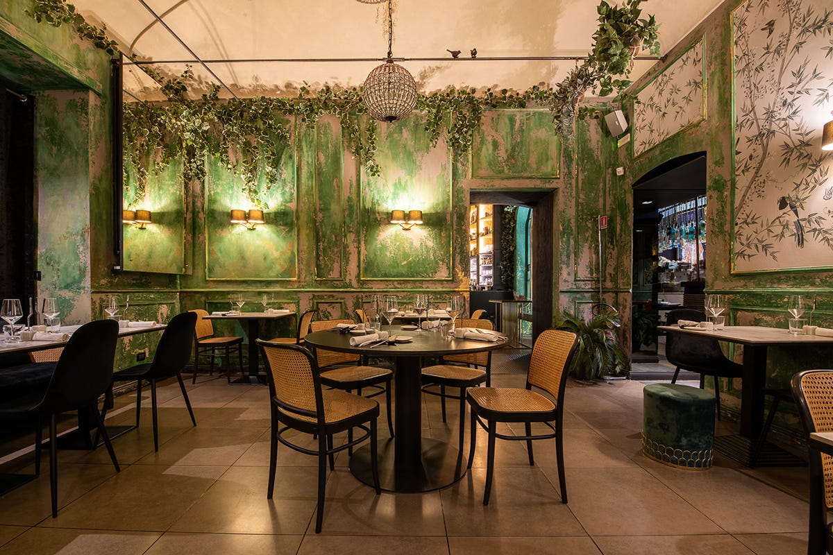 La Sala Verde Da Azotea a Torino la cucina Nikkei con Alexander Robles