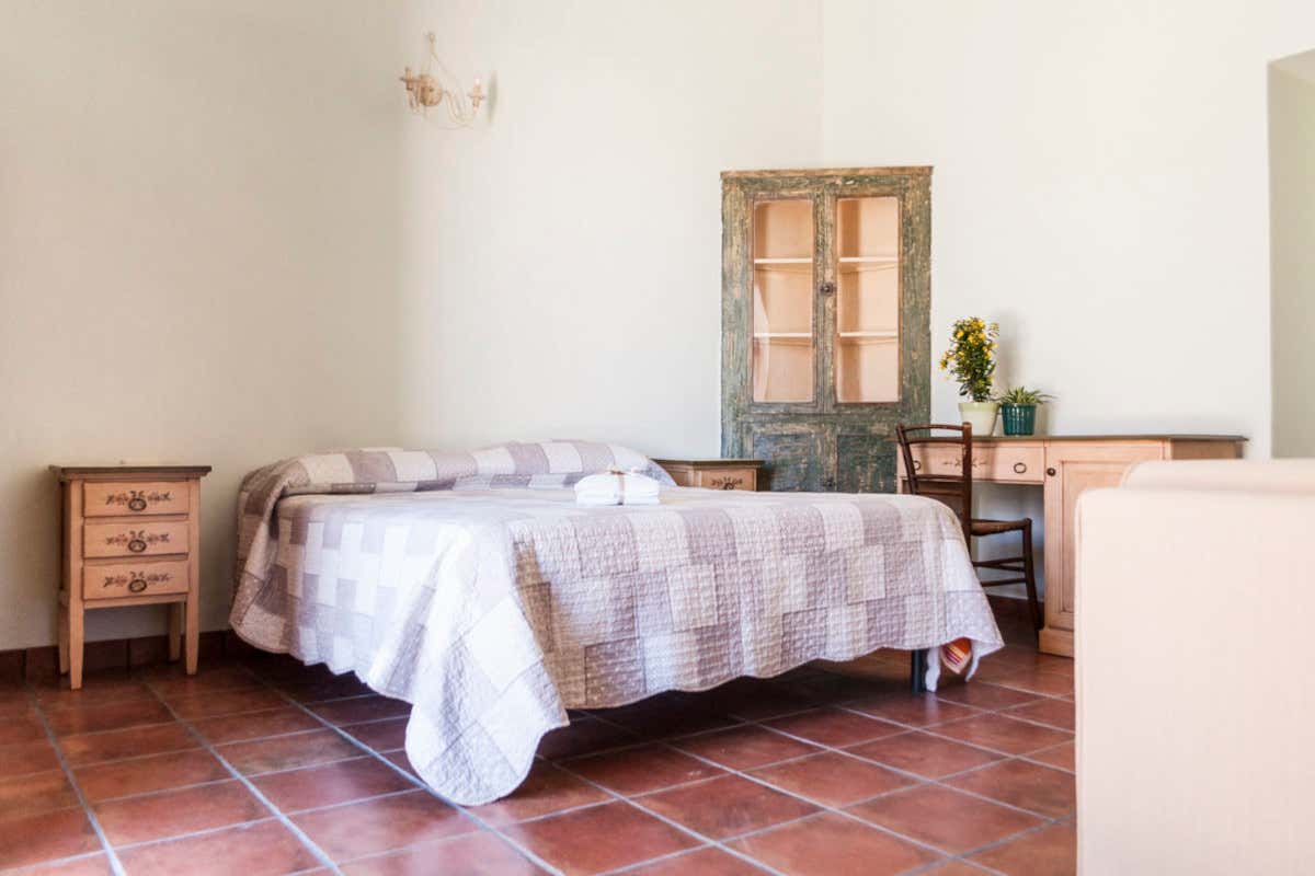Una delle camere dell'Agriturismo Masseria Salecchia