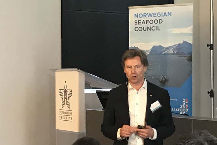 Trym Eiden Gundersen (Salmone norvegese in crescita sul mercato italiano,  18%)