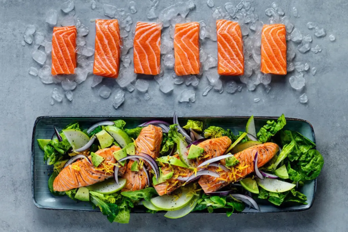 Salmone norvegese al forno con limone Salmone norvegese al forno con limone