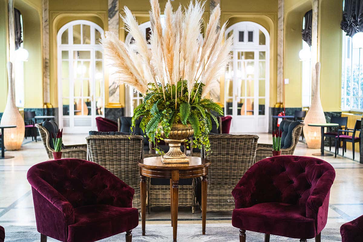 Giardino d'inverno Grand Hotel et Des Palmes, lusso e storia nel cuore di Palermo