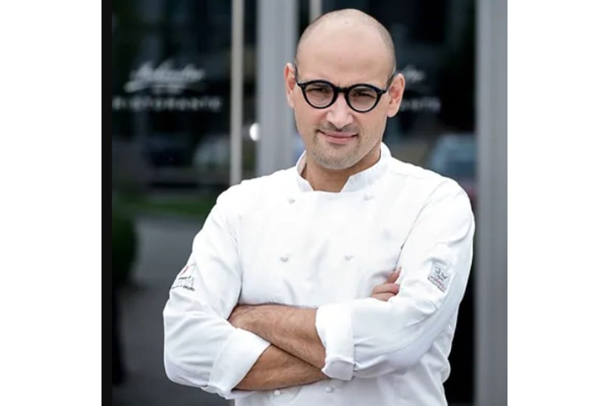 Salvatore Morello del ristorante Inkiostro, una stella Michelin 
