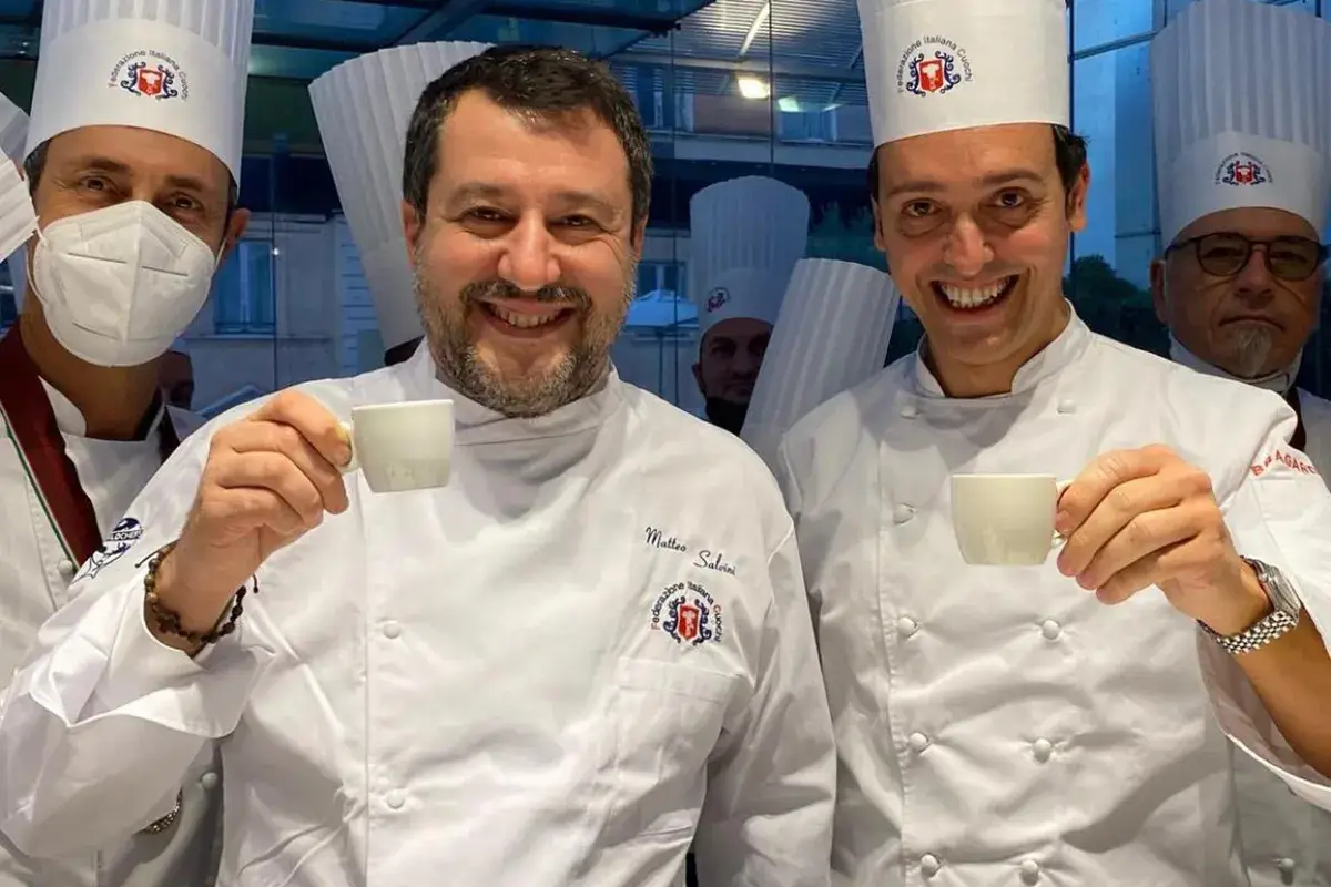 Matteo Salvini I cuochi avvicinano Conte e Salvini: tutti pronti a sostenere la ristorazione
