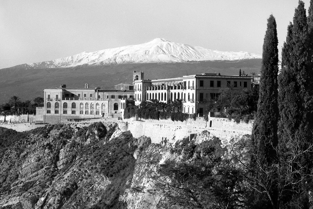 Foto d'epoca San Domenico Palace, mecca dell’ospitalità e dell’alta cucina mediterranea