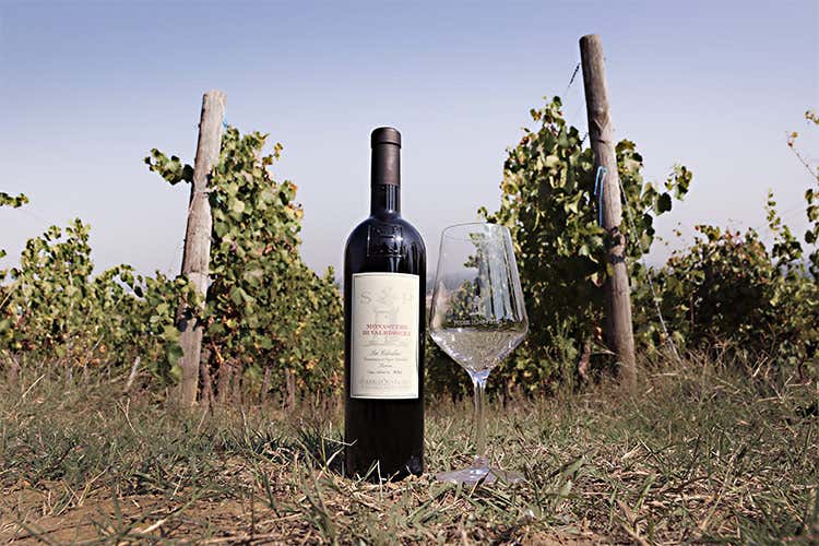 I rossi di Poderi di San Pietro, in abbinamento a risotto allo zafferano o a salumi tipici del posto