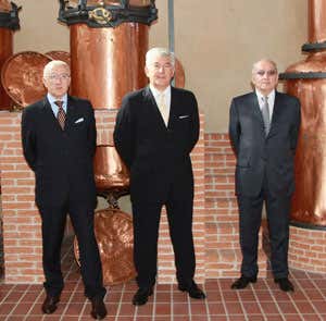 Da sinistra: Luigi, Antonio e Giuliano Gozio