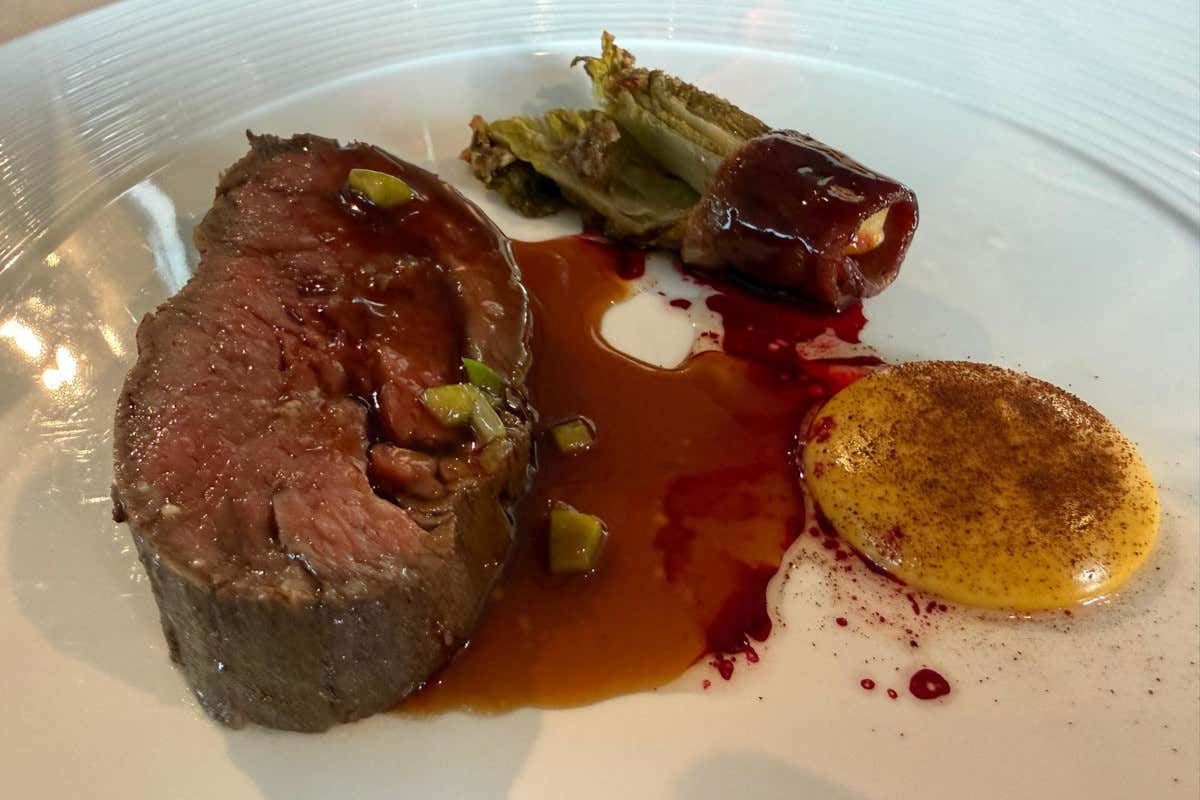 Filetto di vacca podolica e salsa all’italiana