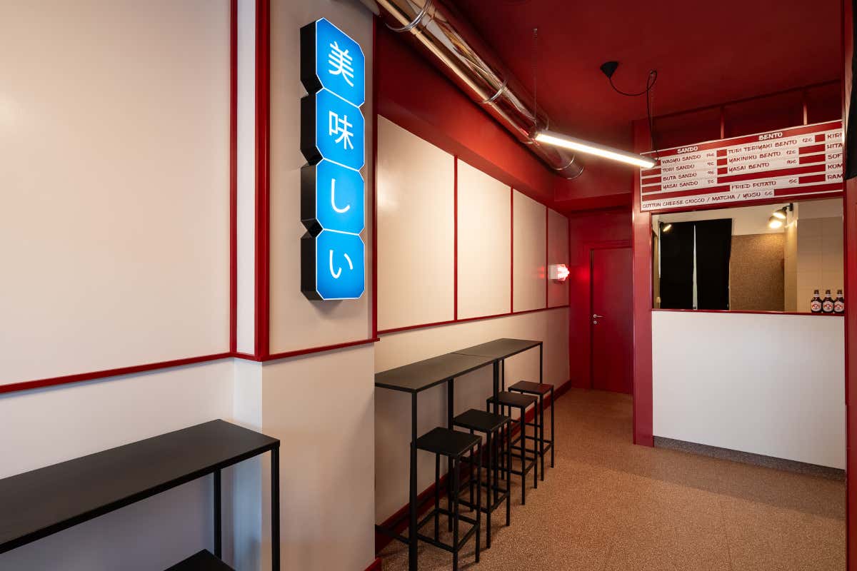 L'interno, in puro stile giapponese, di Sando Ie Koji