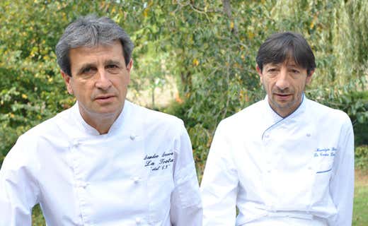 da sinistra: Sandro e Maurizio Serva