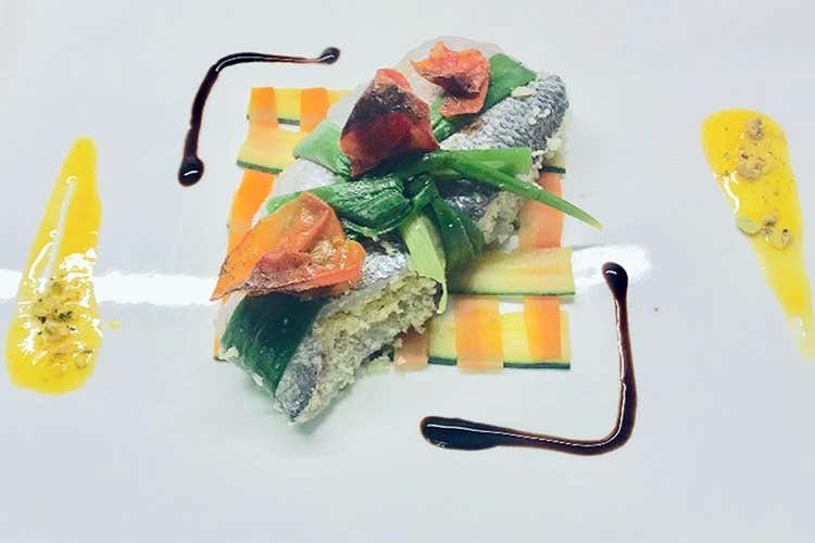 Sandwich d&rsquo;orata profumata all&rsquo;arancia