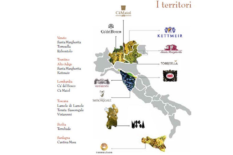 Dal mito del Pinot grigio al  Mosaico del vino italiano