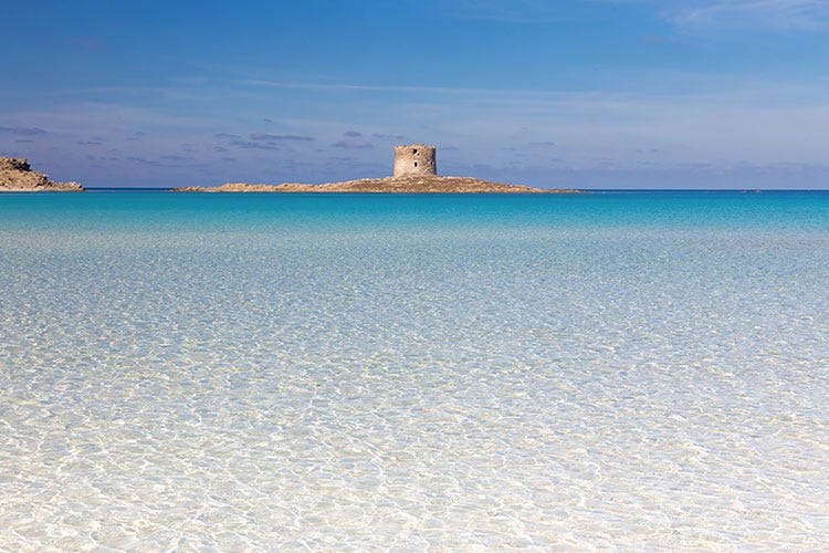 La spiaggia di Pelosa in Sardegna - La Sardegna conferma i test:«E ora acceleriamo sui vaccini»