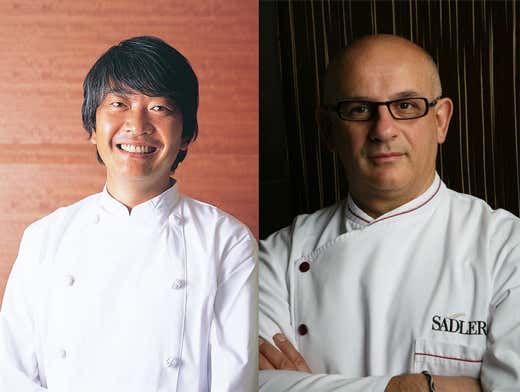 da sinistra: Sasajima Yasuhiro e Claudio Sadler