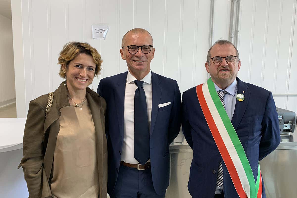 Annalisa sassi, Gianpaolo Ghilardotti, Massimo Spigaroli Nuovo stabilimento per Foodlab