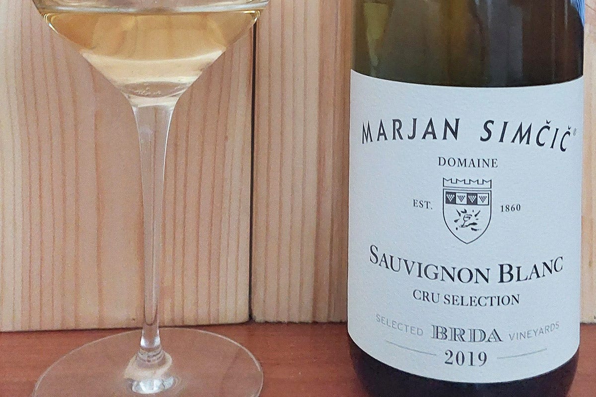 Cru Selection Sauvignon Blanc 2019 Marjan Simcic £$Ripartiamo dal vino:$£ Cru Selection Sauvignon Blanc 2019 Marjan Simcic