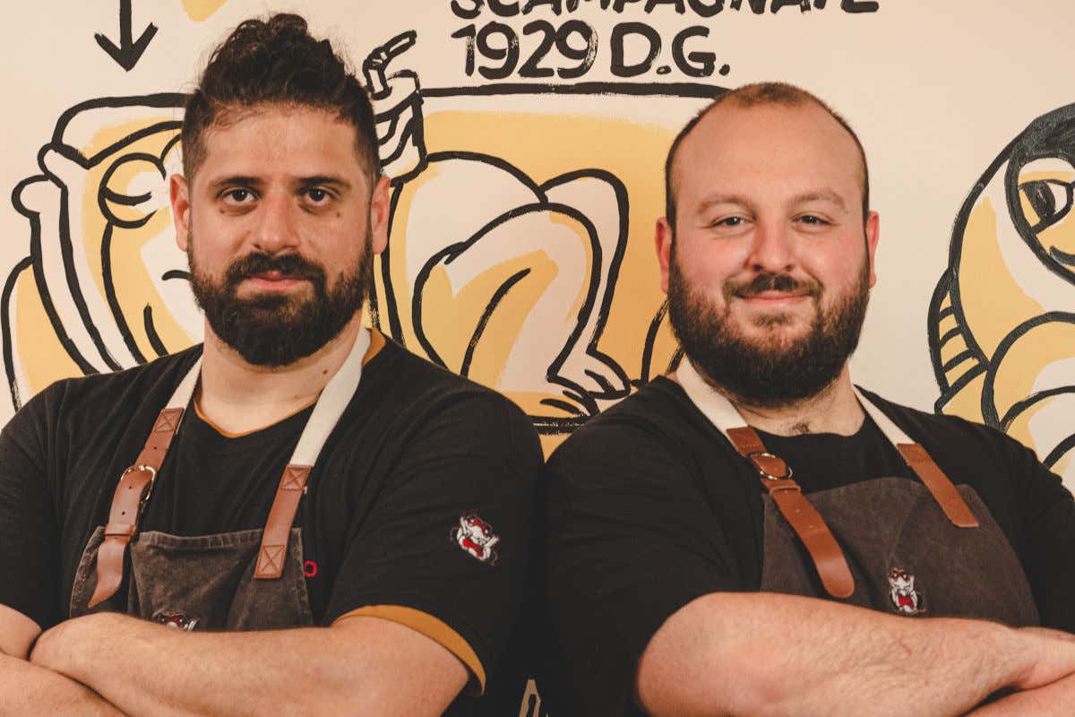 I due soci Francesco Formicola e Andrea Cavallaro Amanti della brace, non solo di carne? A Roma apre Sbracio