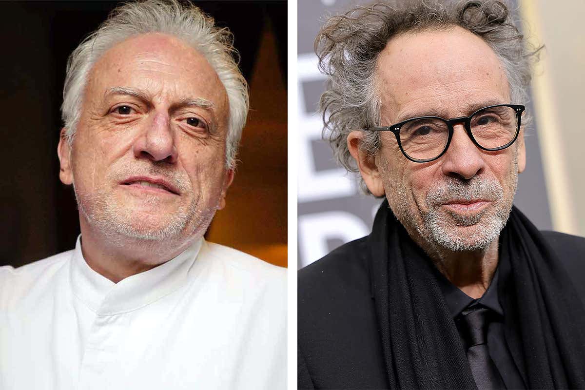 Tim Burton a Torino stregato dai piatti dello chef Davide Scabin