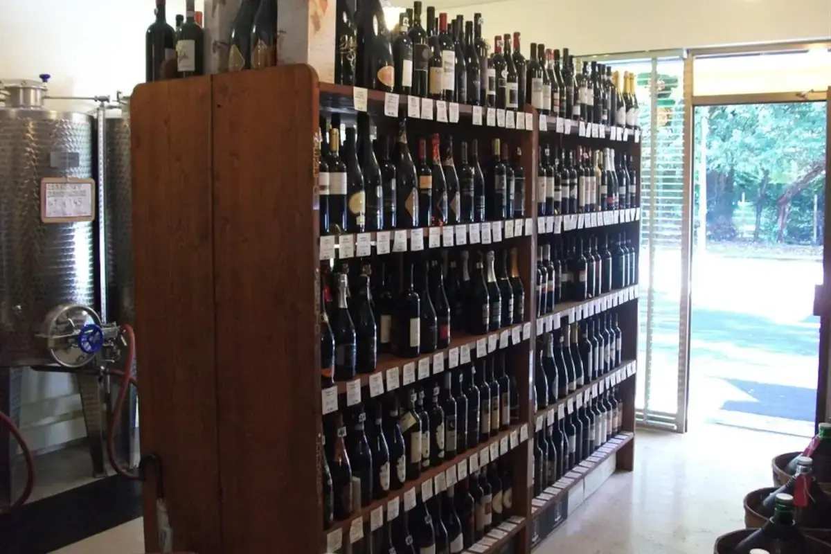 Una parte di cantina 
