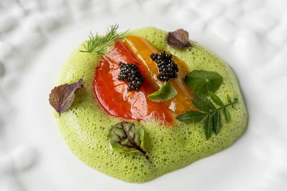 Scampo, lumache, peperoni e prezzemolo - Ristorante Il Fagiano