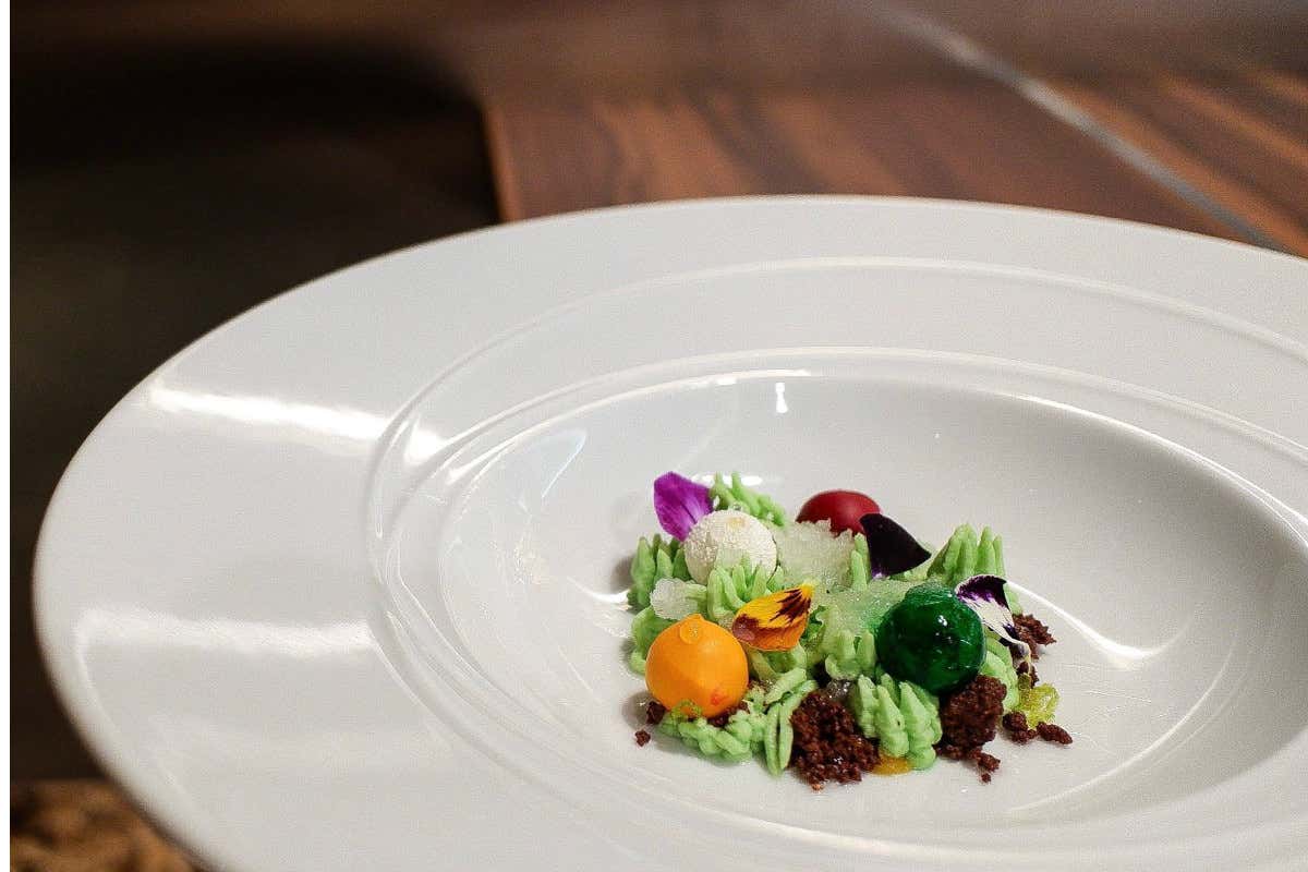 Ristorante Scatto, selezione di portate Scatto di gusto nel cuore delle Gallerie D’Italia a Torino