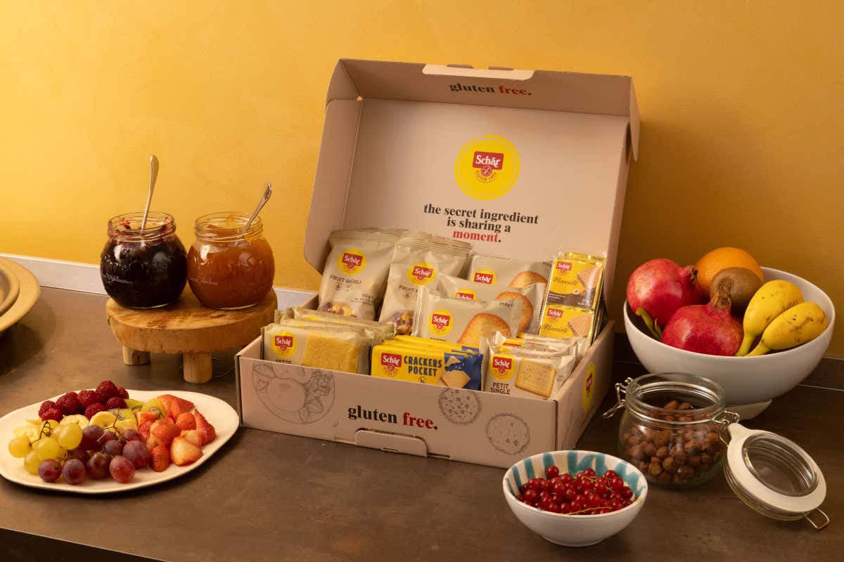 La Breakfast Box di Schär Foodservice, un assortimento di prodotti gluten free per il fuoricasa