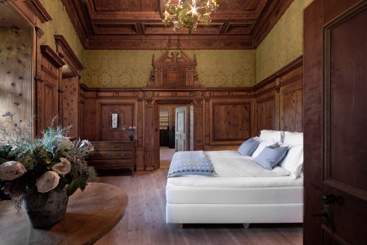 Alcuni spazi interni restaurati, eleganza e aristrocrazia al potere Schloss Freudenstein relax e armonia in un castello da sogno