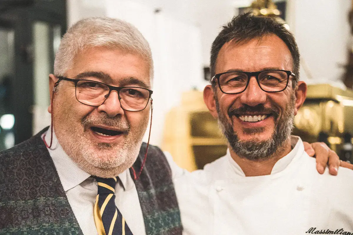 Matteo Scibilia e Max Masuelli “Nati per stare insieme” a Milano da Trattoria Masuelli San Marco