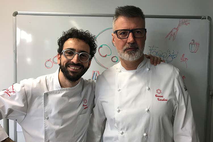 Franco Aliberti e Gianni Tarabini (La scienza con l'industria alimentare Da un'unione virtuosa nasce Am&igrave;o)