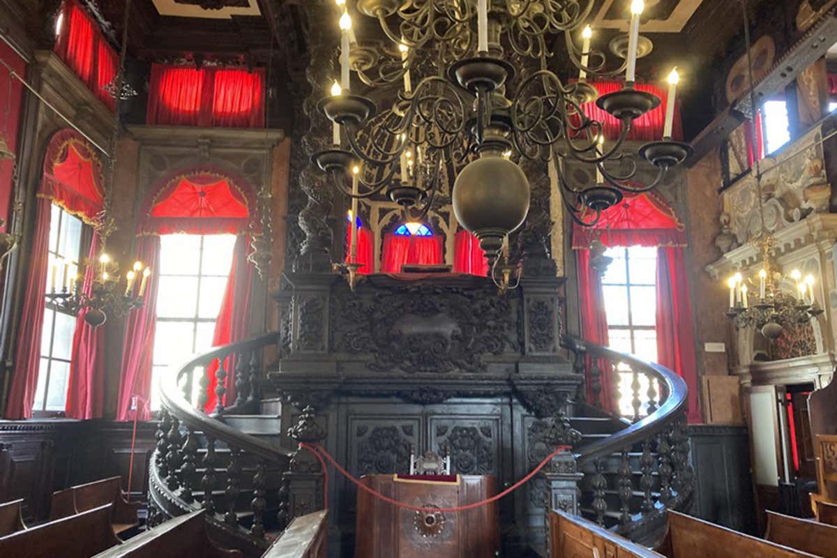 L'interno della Scola Levantina Alla scoperta della Venezia ebraica