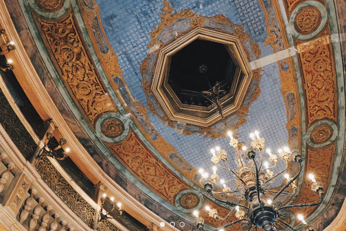 Il soffitto decorato della Scuola grande Tedesca Alla scoperta della Venezia ebraica