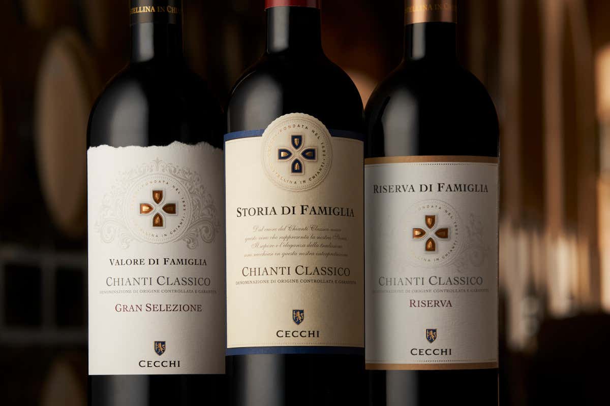 Storia di Famiglia Chianti Classico, Riserva di Famiglia Chianti Classico Riserva e Valore di Famiglia Chianti Classico Gran Selezione Chianti Classico, ecco le tre nuove etichette della linea Gli Scudi Cecchi