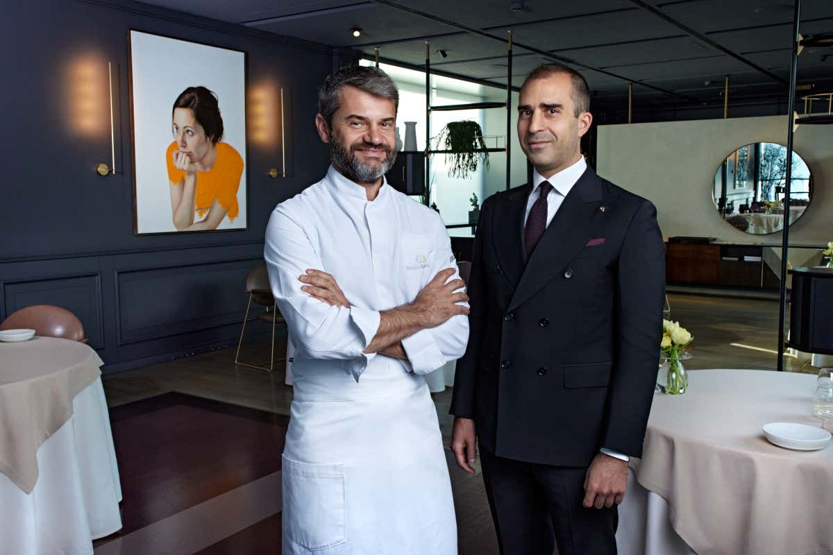 Enrico Bartolini e Sebastien Ferrara Les Grandes Tables du Monde: Sebastien Ferrara “Miglior direttore di sala 2025”