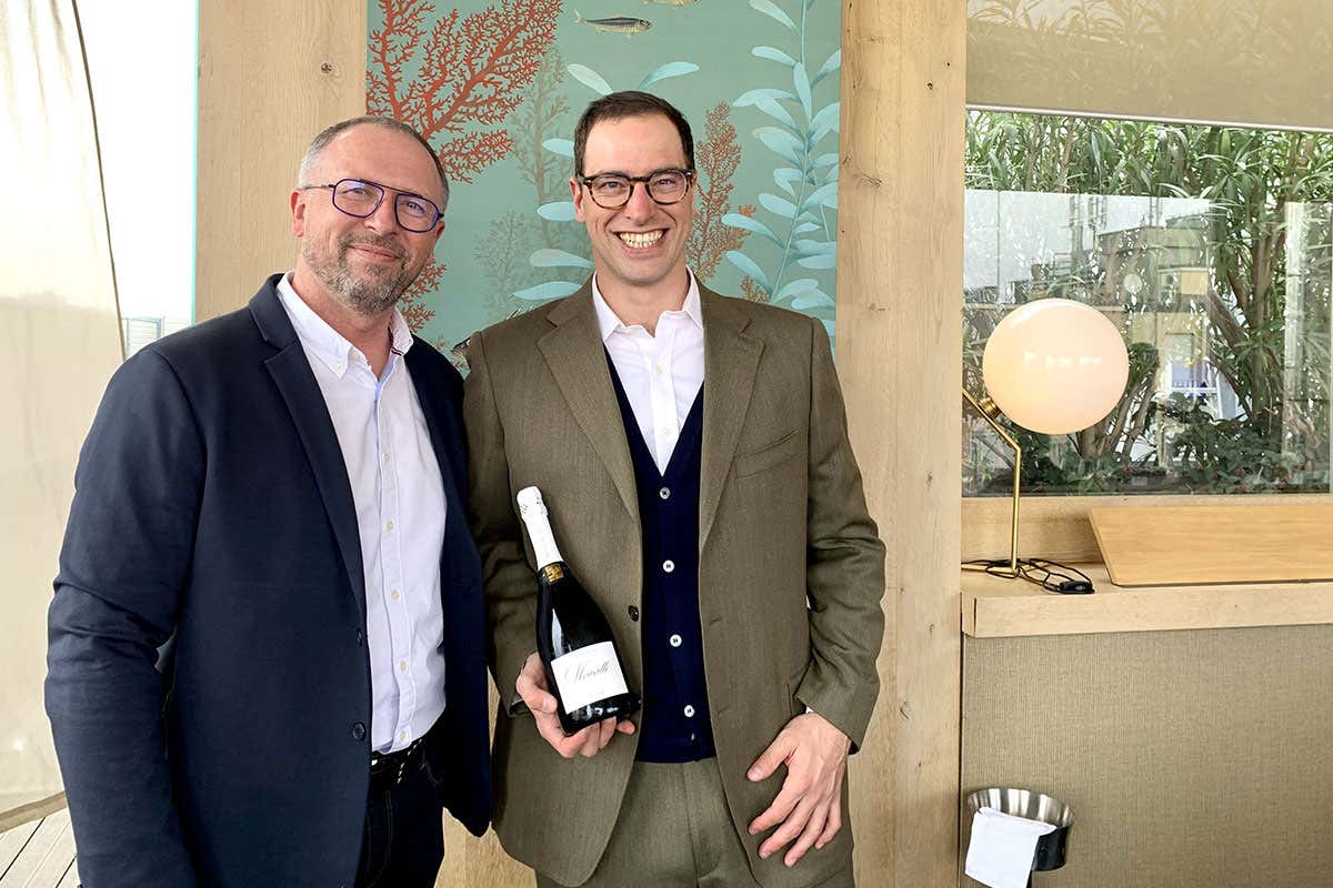 NIcolas Second&eacute; e Alberto Zucchi Frua Castello di Cigognola Metodo Classico cambio di passo in cantina