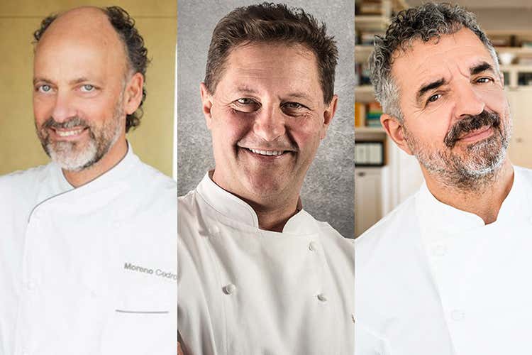 Moreno Cedroni, Chicco Cerea e Mauro Uliassi - Senigallia città gourmet L’ospitalità si compatta e riparte