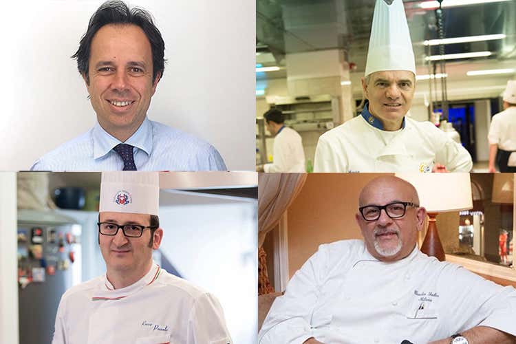 Roberto Calugi, Enrico Derflingher, Rocco Pozzulo, Claudio Salder - Cuochi e ristoratori a Senigallia Uniti per progettare la ripartenza Roberto Calugi, Enrico Derflingher, Rocco Pozzulo, Claudio Salder - Cuochi e ristoratori a Senigallia Uniti per progettare la ripartenza