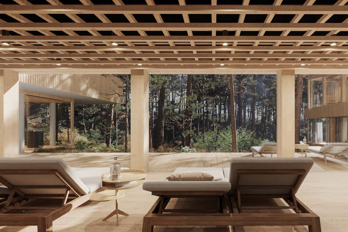 L'interno del Sensoria Dolomites Sensoria Dolomites, oasi di pace e benessere nel cuore dell'Alto Adige