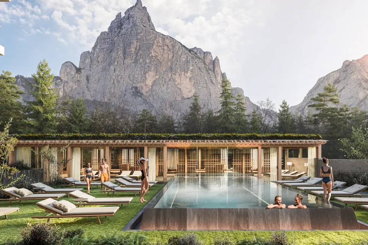 La struttura ai piedi delle montagne Sensoria Dolomites, in Alto Adige per rigenerare l'anima