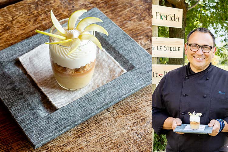 Tatin Il Bitto e le Stelle - Maurizio Black Santin (Una serata dedicata al Bitto 19 cuochi, 19 ricette ad hoc)