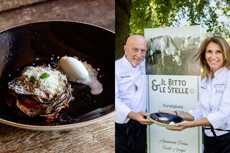 Parmigiana al Bitto Dop - Fausto Arrighi e Annamaria Farina (Una serata dedicata al Bitto 19 cuochi, 19 ricette ad hoc)
