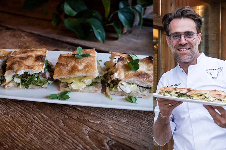 Pizza Doppio Crunch - Renato Bosco (Una serata dedicata al Bitto 19 cuochi, 19 ricette ad hoc)